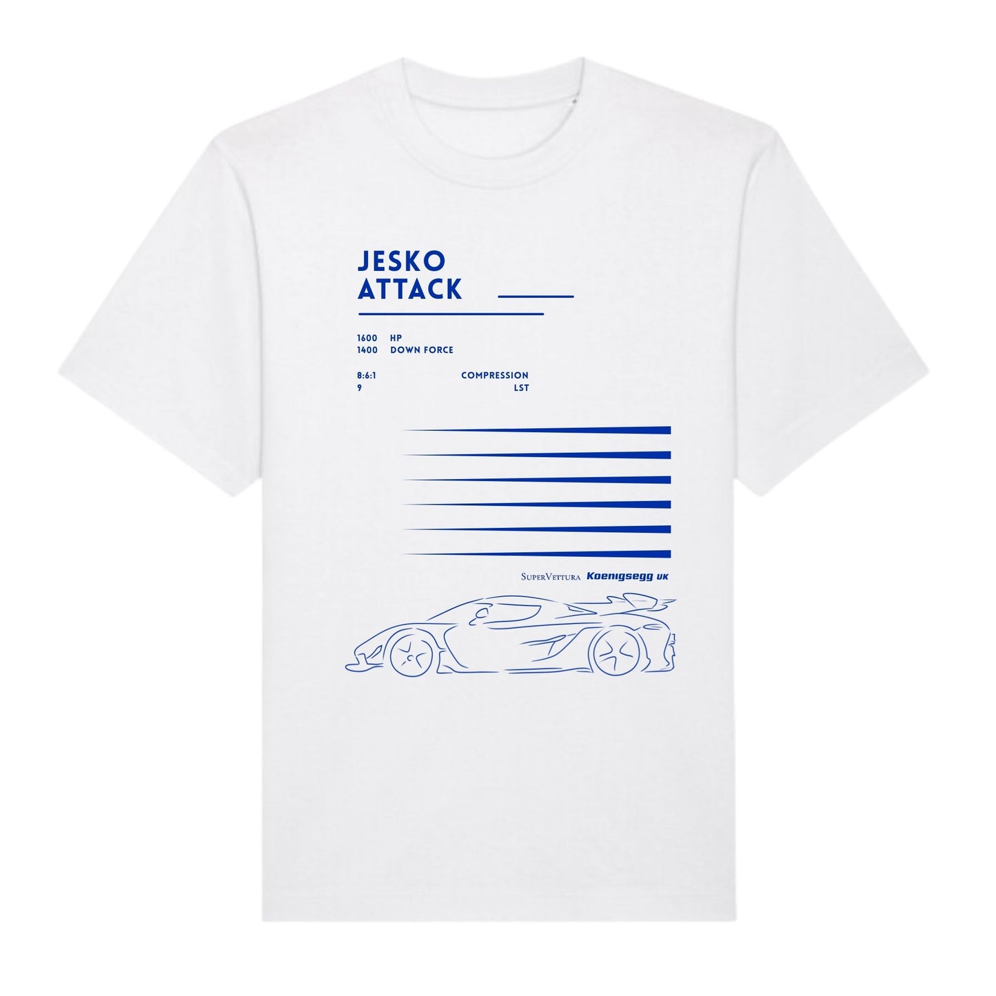 SuperVettura Technical Kinetic White Heavyweight T Shirt