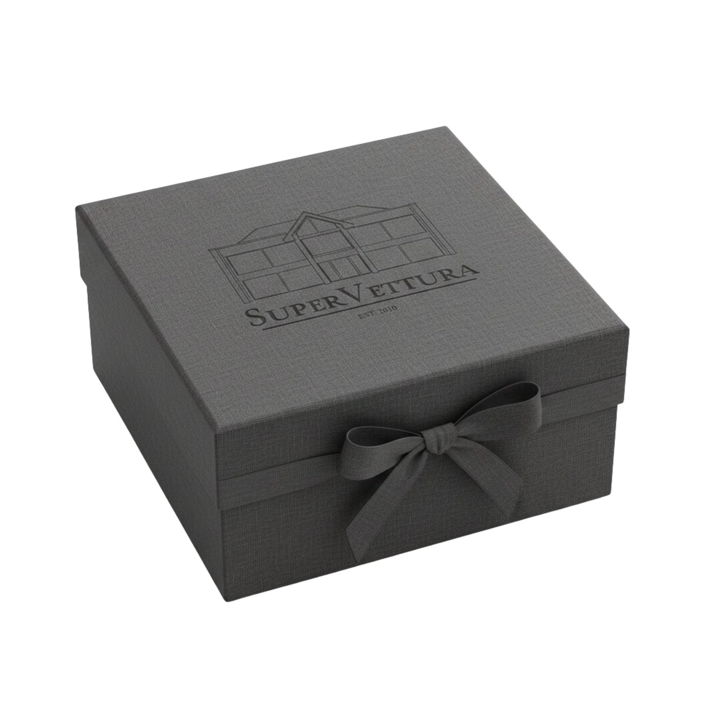 SuperVettura Carbon Grey Square Gift Box