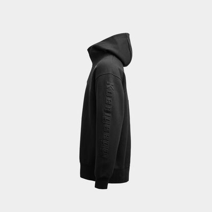 Koenigsegg embossed hoodie on a white background