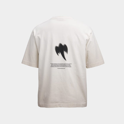 Koenigsegg Blurred Ghost Tee in Beige