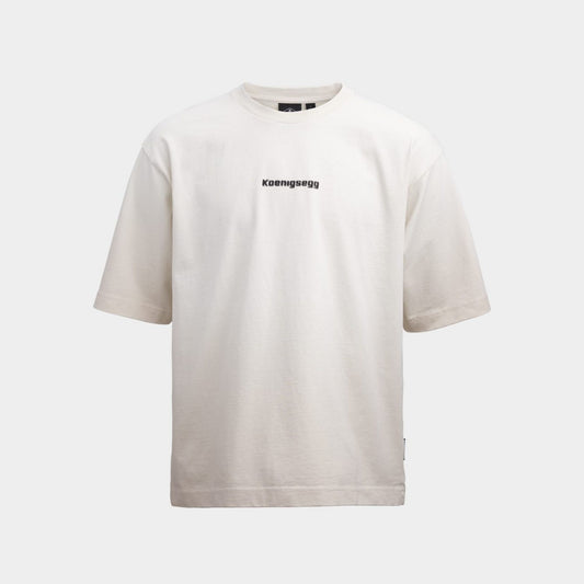 Koenigsegg Blurred Ghost Tee in Beige
