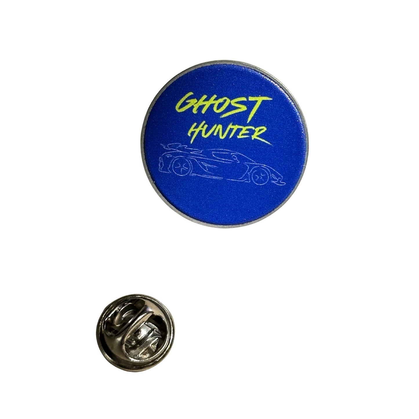 SuperVettura Klein Blue Ghost Hunter Mini Pin Badge