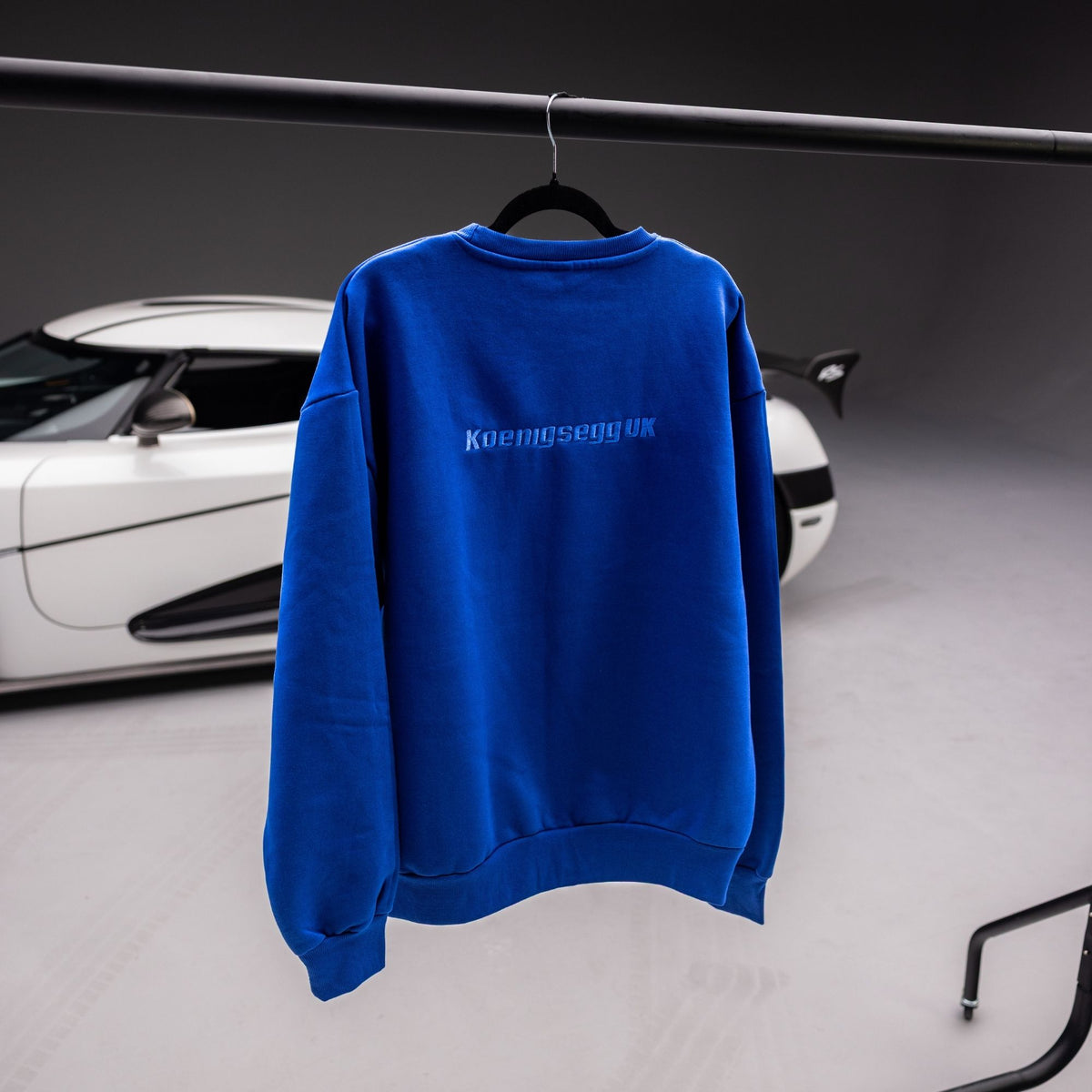 SuperVettura Klein Blue Heavyweight Embroidered Sweater